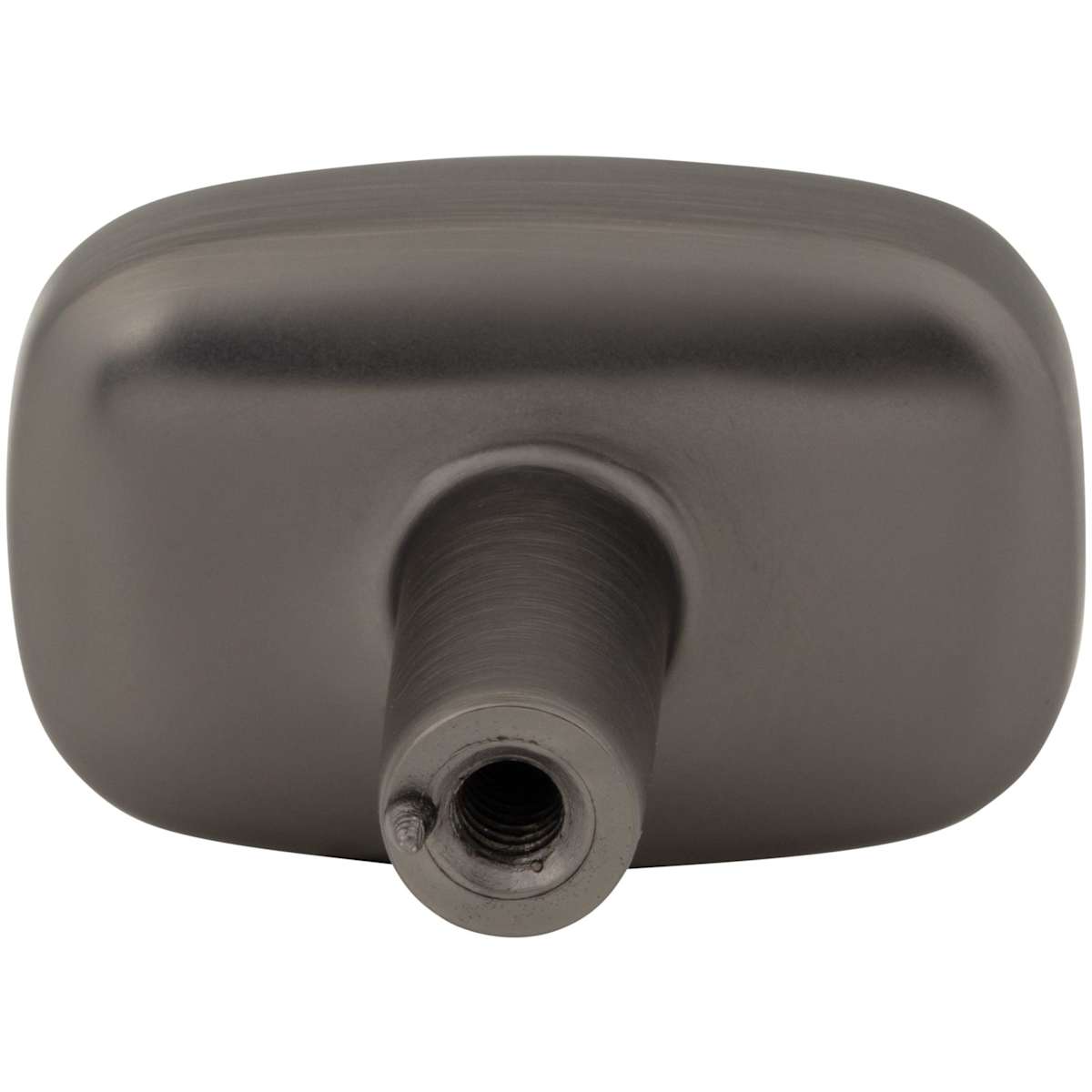 Jeffrey Alexander - 329L-MB - Loxley 1-1/2" Wide Smooth Round Corner Rectangular Cabinet Knob / Drawer Knob in Matte Black