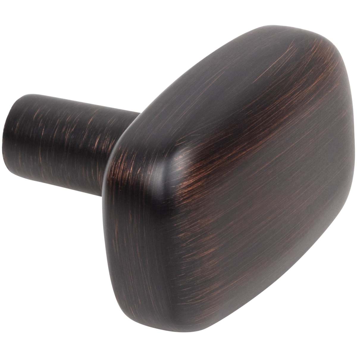 Jeffrey Alexander - 329L-MB - Loxley 1-1/2" Wide Smooth Round Corner Rectangular Cabinet Knob / Drawer Knob in Matte Black