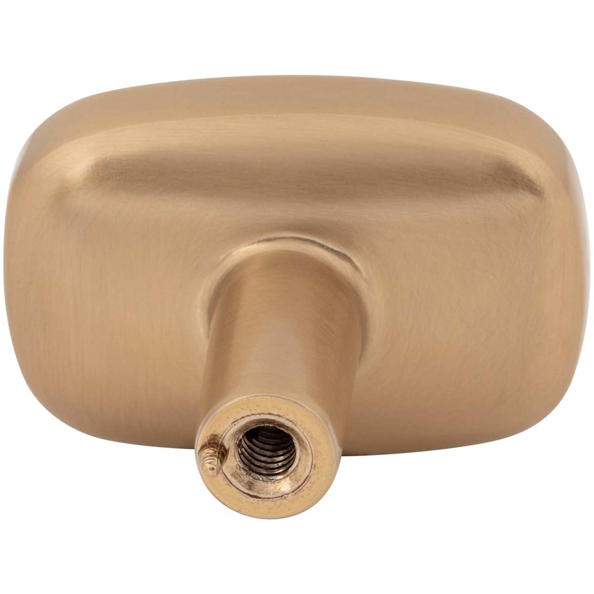 Jeffrey Alexander - 329L-MB - Loxley 1-1/2" Wide Smooth Round Corner Rectangular Cabinet Knob / Drawer Knob in Matte Black