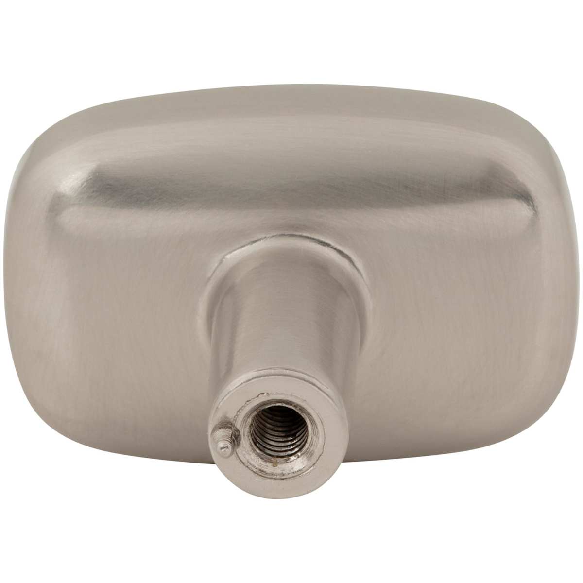 Jeffrey Alexander - 329L-MB - Loxley 1-1/2" Wide Smooth Round Corner Rectangular Cabinet Knob / Drawer Knob in Matte Black