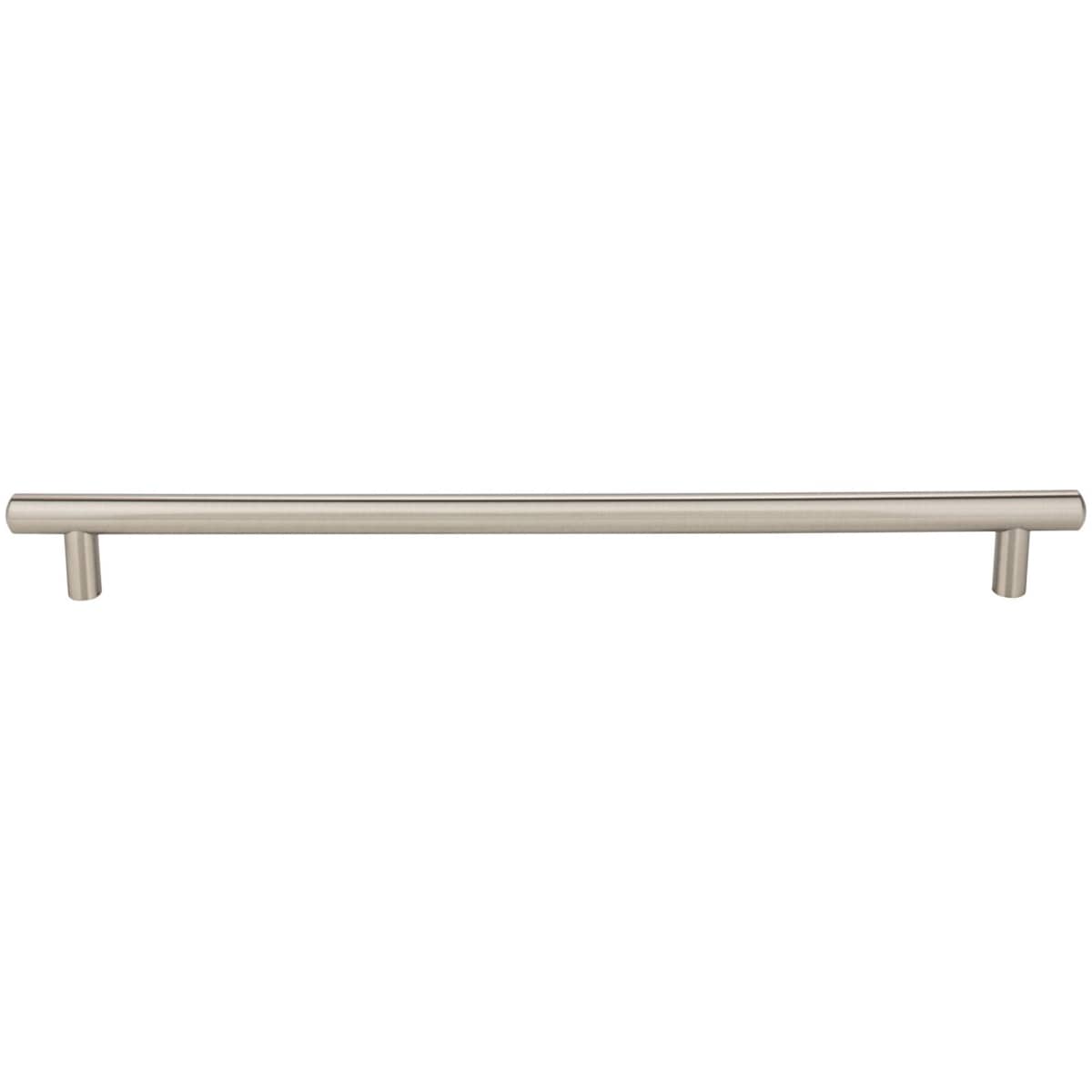 Jeffrey Alexander - 370SN - Key West 12-5/8" Center to Center Classic Smooth Round Large Cabinet Bar Handle / Drawer Bar Pull in Satin Nickel