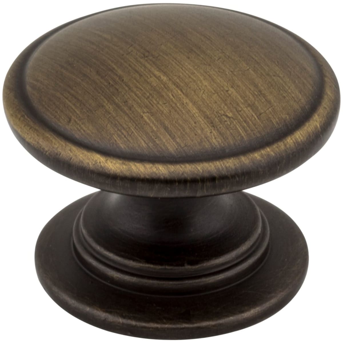 Durham 1-1/4" Round Traditional Ringed Mushroom Cabinet / Drawer Knob