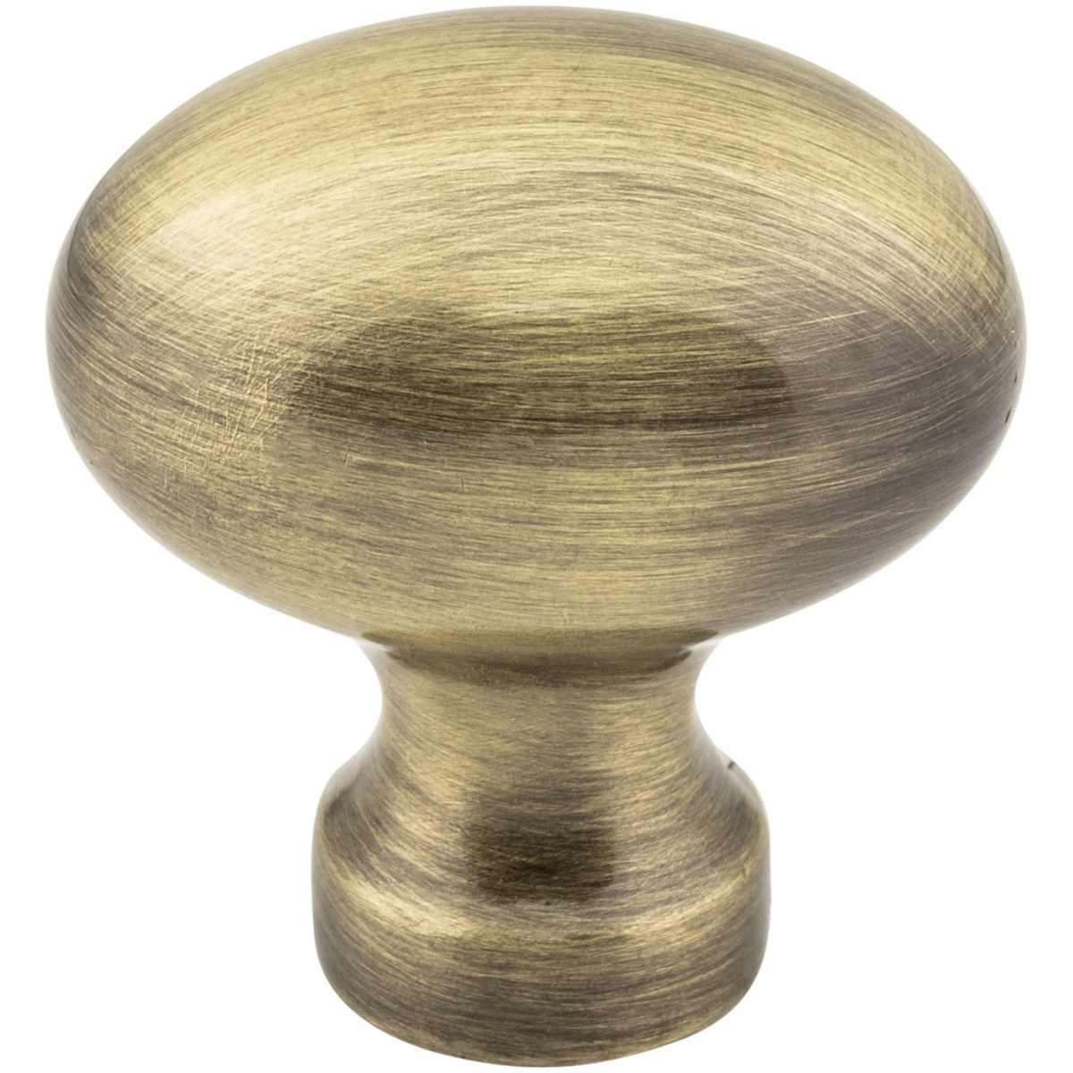 Jeffrey Alexander - 3990-DBAC - Bordeaux 1-3/16" Classic Egg Oval Cabinet Knob / Drawer Knob in Brushed Oil Rubbed Bronze