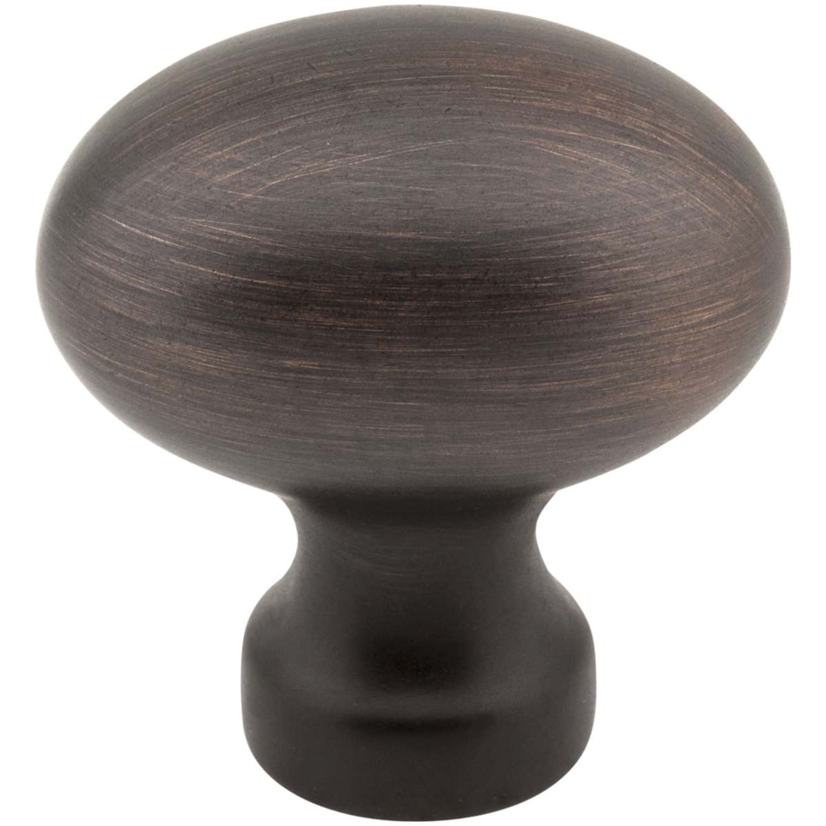 Jeffrey Alexander - 3990-DBAC - Bordeaux 1-3/16" Classic Egg Oval Cabinet Knob / Drawer Knob in Brushed Oil Rubbed Bronze