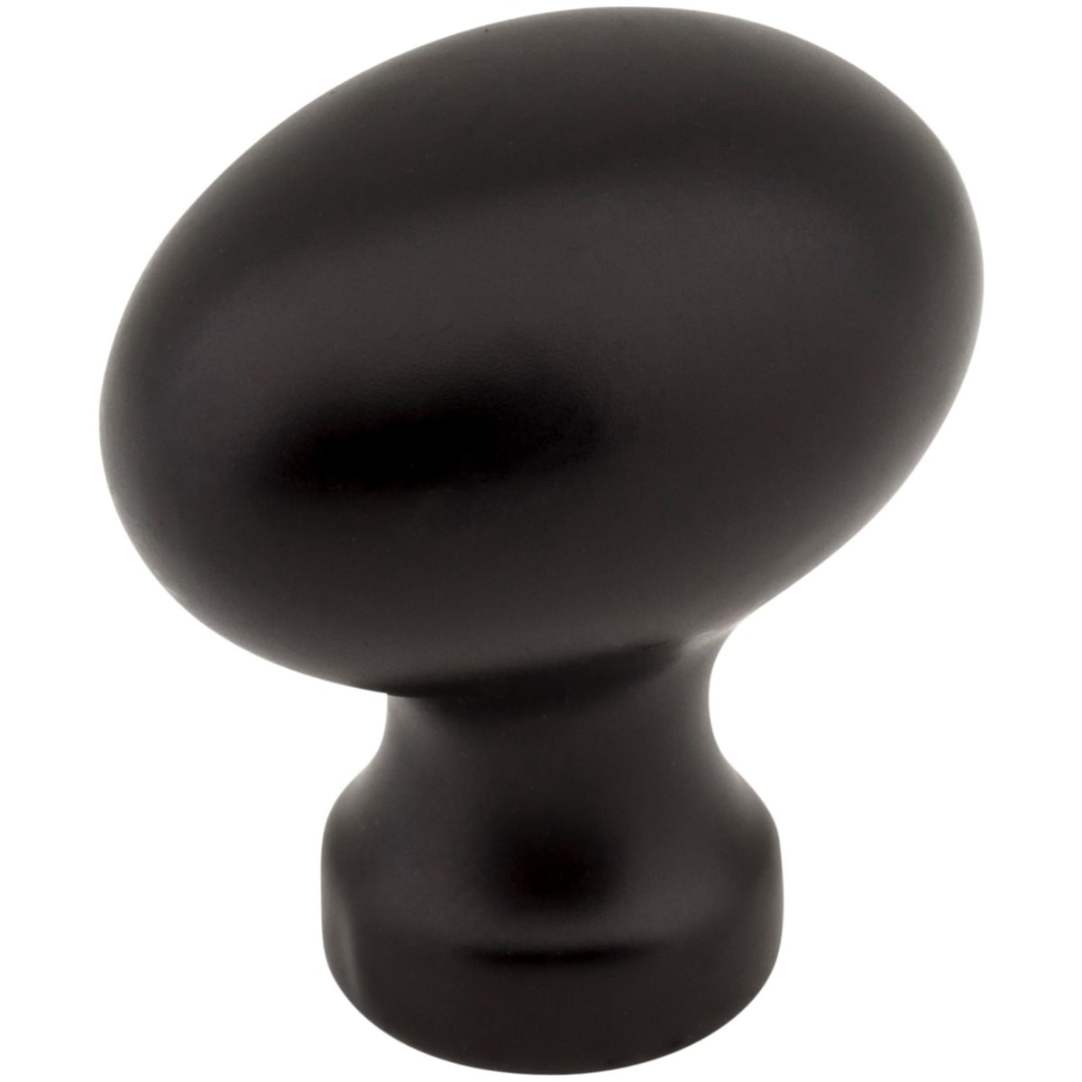 Jeffrey Alexander - 3990-BLK - Bordeaux 1-3/16" Classic Egg Oval Cabinet Knob / Drawer Knob in Black