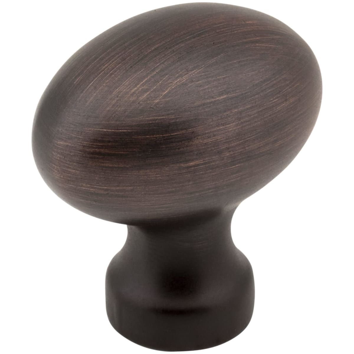 Jeffrey Alexander - 3990-DBAC - Bordeaux 1-3/16" Classic Egg Oval Cabinet Knob / Drawer Knob in Brushed Oil Rubbed Bronze