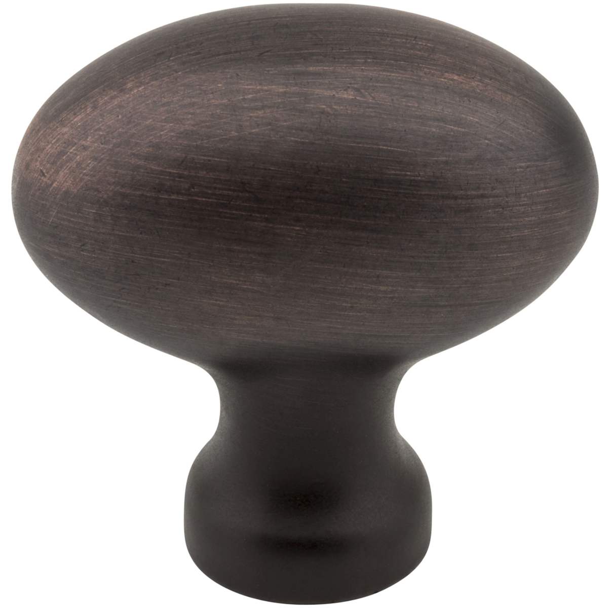 Jeffrey Alexander - 3991DACM - Lyon 1-9/16" Oval Egg Classic Cabinet Knob / Drawer Knob in Gun Metal