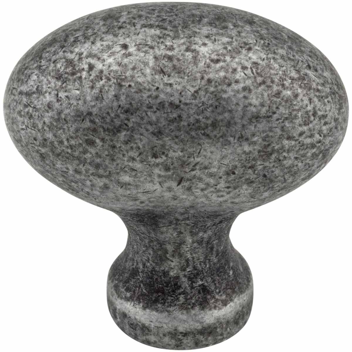 Jeffrey Alexander - 3991DACM - Lyon 1-9/16" Oval Egg Classic Cabinet Knob / Drawer Knob in Gun Metal