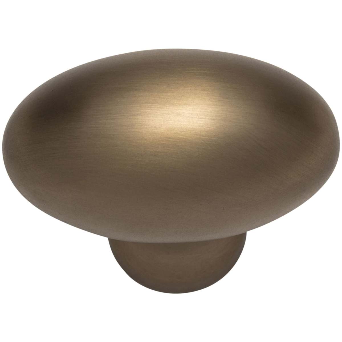 Jeffrey Alexander - 3991DACM - Lyon 1-9/16" Oval Egg Classic Cabinet Knob / Drawer Knob in Gun Metal