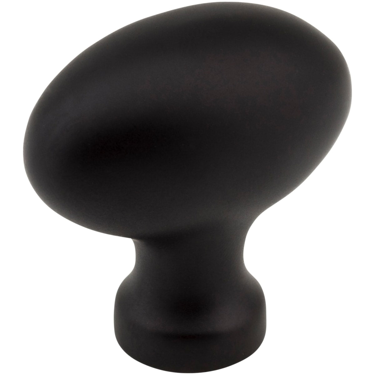 Jeffrey Alexander - 3991BLK - Lyon 1-9/16" Oval Egg Classic Cabinet Knob / Drawer Knob in Black