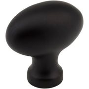 Jeffrey Alexander - 3991BLK - Lyon 1-9/16" Oval Egg Classic Cabinet Knob / Drawer Knob in Black