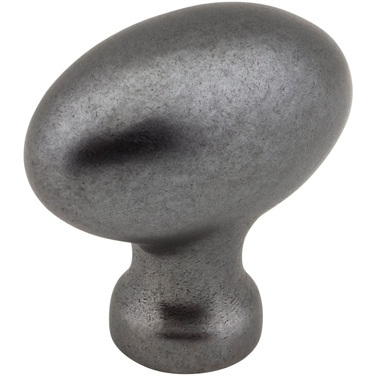 Jeffrey Alexander - 3991DACM - Lyon 1-9/16" Oval Egg Classic Cabinet Knob / Drawer Knob in Gun Metal