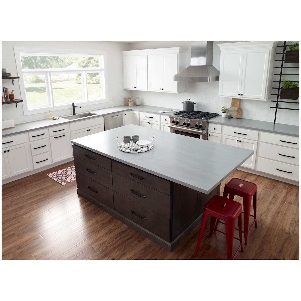 Jeffrey Alexander - 4128BNBDL - Sonoma 5-1/16" (128mm) Center to Center Arch Cabinet Pull in Brushed Pewter