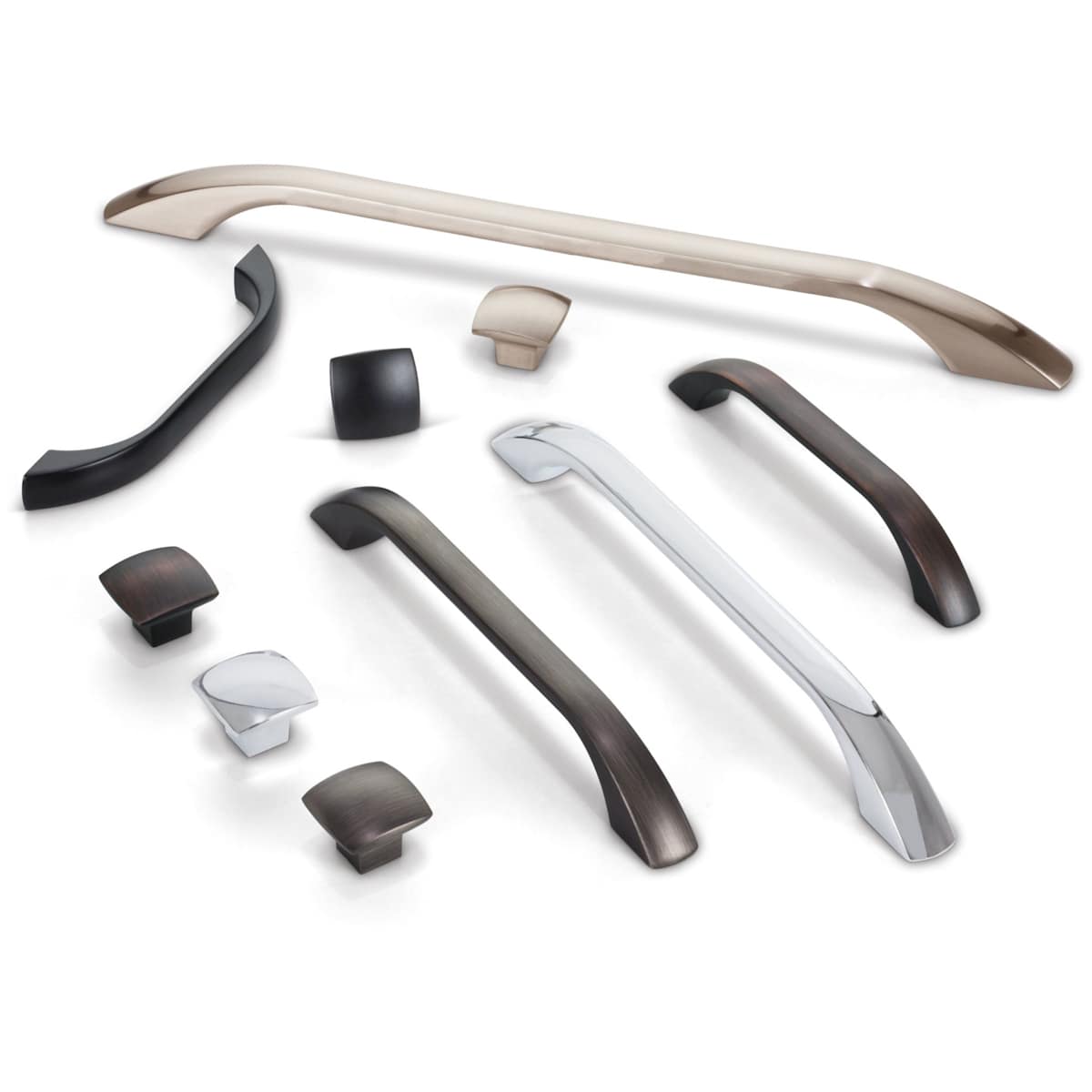 Jeffrey Alexander - 4128BNBDL - Sonoma 5-1/16" (128mm) Center to Center Arch Cabinet Pull in Brushed Pewter