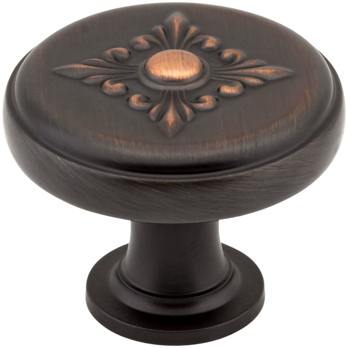 Lafayette 1-3/8" Round Baroque French Inspired Fleur De Lis Cabinet Knob / Drawer Knob