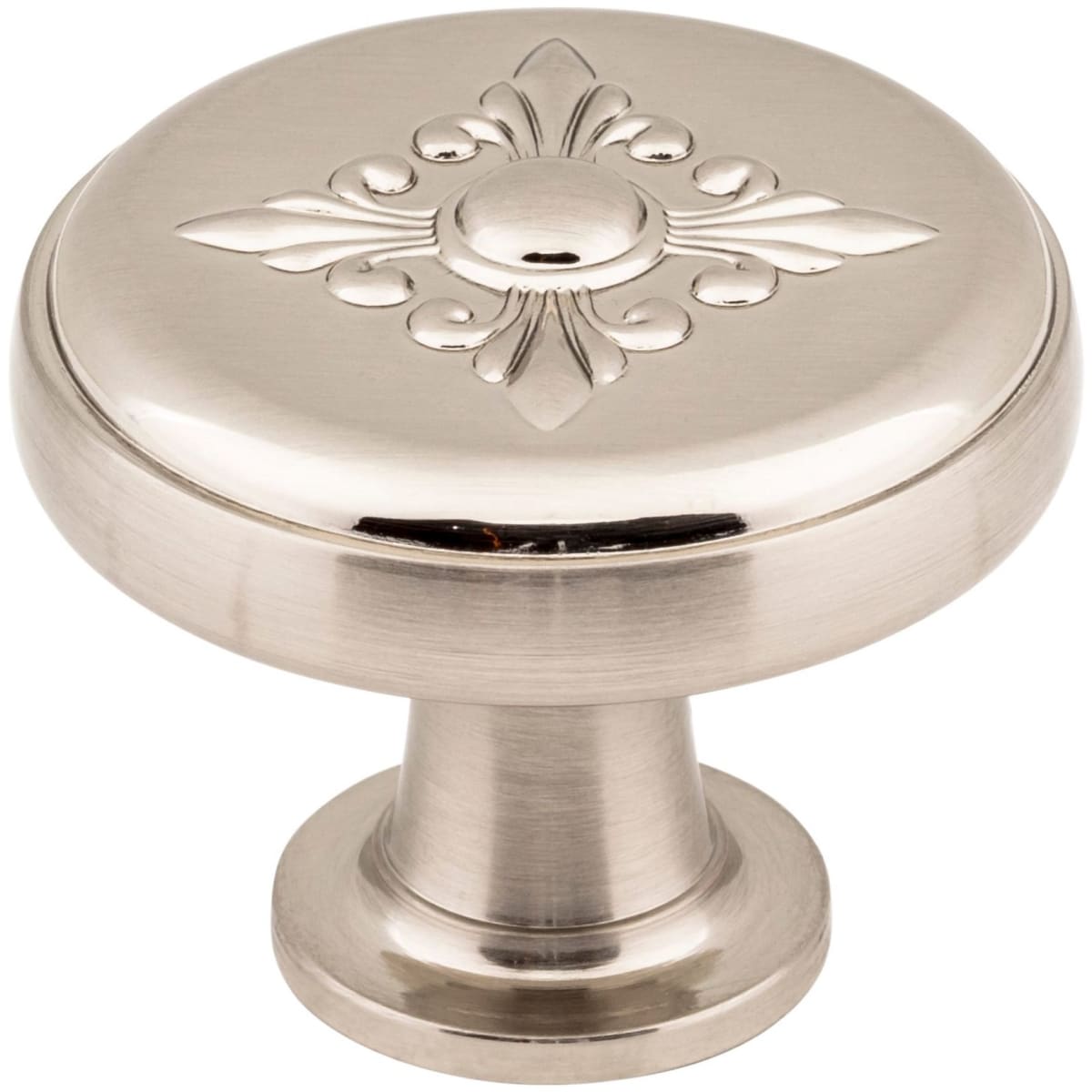 Lafayette 1-3/8" Round Baroque French Inspired Fleur De Lis Cabinet Knob / Drawer Knob