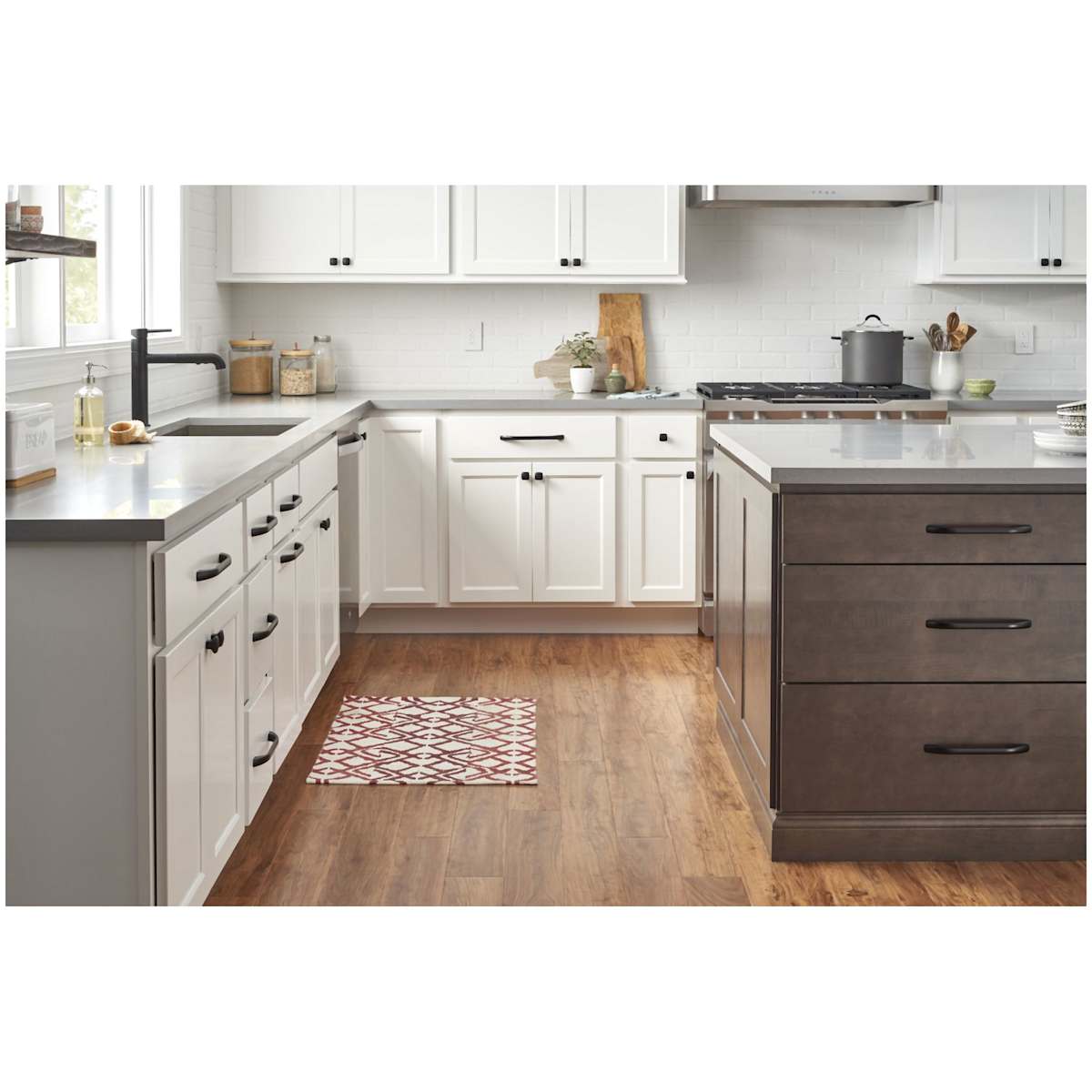 Jeffrey Alexander - 4288DBAC - Sonoma 11-5/16" Center to Center Graceful Soft Arch Bow Cabinet Handle / Drawer Pull in Brushed Oil Rubbed Bronze