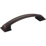 Jeffrey Alexander - 435-128DBAC - Annadale 5-1/16" (128mm) Center to Center Arch Cabinet Handle / Drawer Pull in Brushed Oil Rubbed Bronze