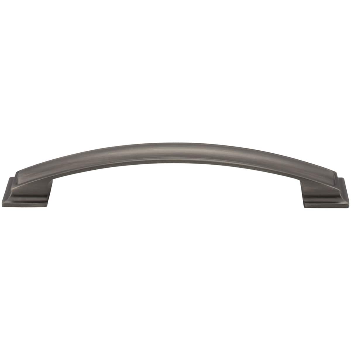 Jeffrey Alexander - 435-160MB - Annadale 6-5/16" Center to Center Bold Pillow Top Arch Bow Cabinet Knob / Drawer Pull in Matte Black