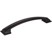 Jeffrey Alexander - 435-160MB - Annadale 6-5/16" Center to Center Bold Pillow Top Arch Bow Cabinet Knob / Drawer Pull in Matte Black