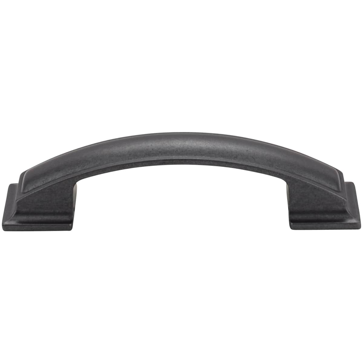 Jeffrey Alexander - 435-96BNBDL - Annadale 3-3/4" Wide Arch Bow Cabinet Handle / Drawer Pull in Brushed Pewter