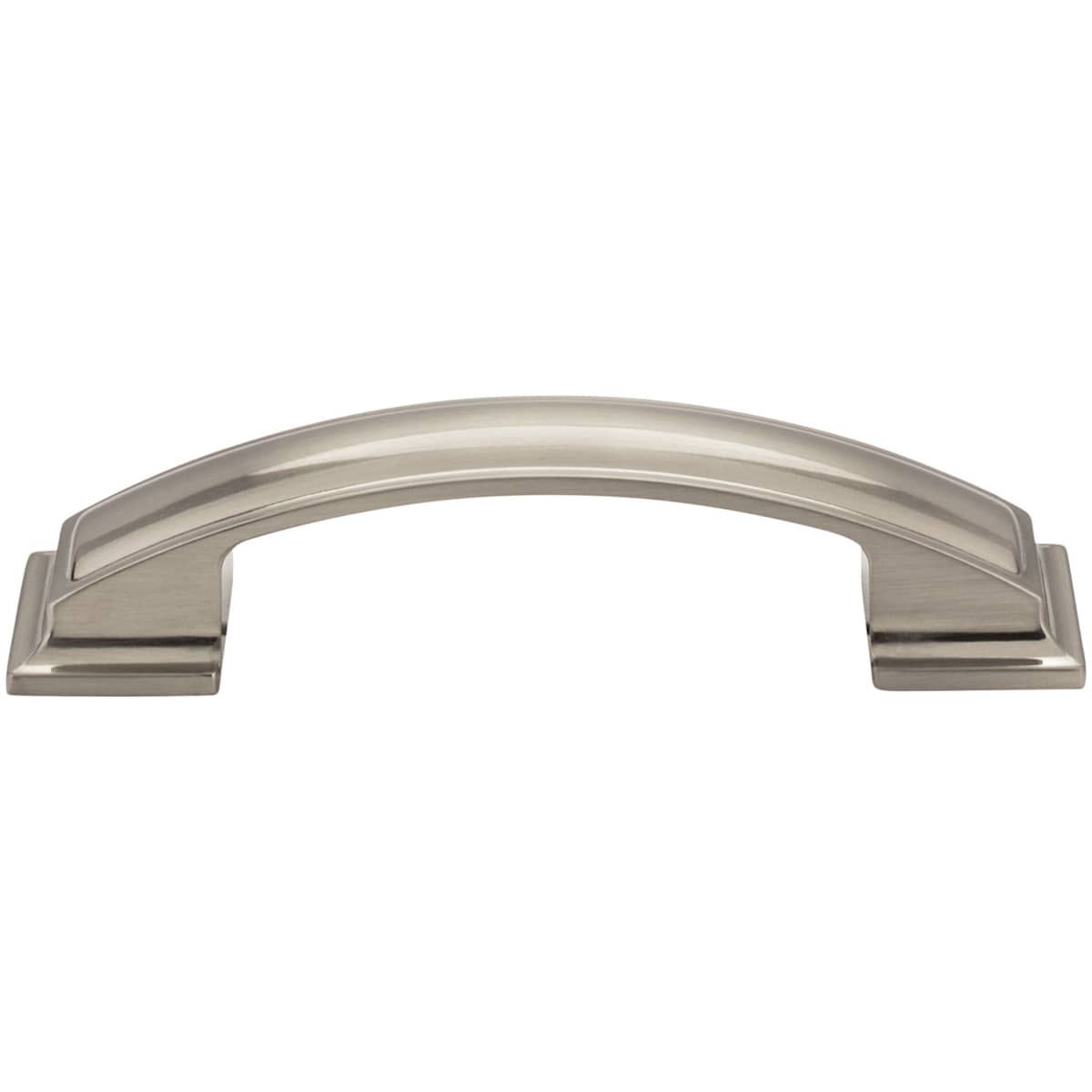 Jeffrey Alexander - 435-96BNBDL - Annadale 3-3/4" Wide Arch Bow Cabinet Handle / Drawer Pull in Brushed Pewter