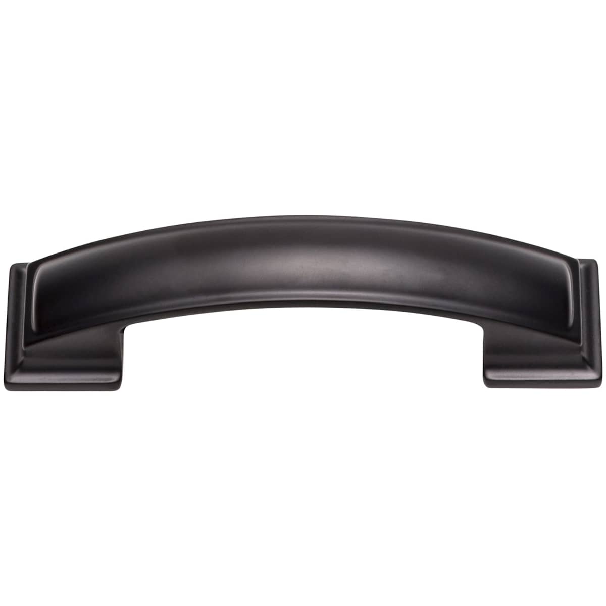 Jeffrey Alexander - 435-96BNBDL - Annadale 3-3/4" Wide Arch Bow Cabinet Handle / Drawer Pull in Brushed Pewter