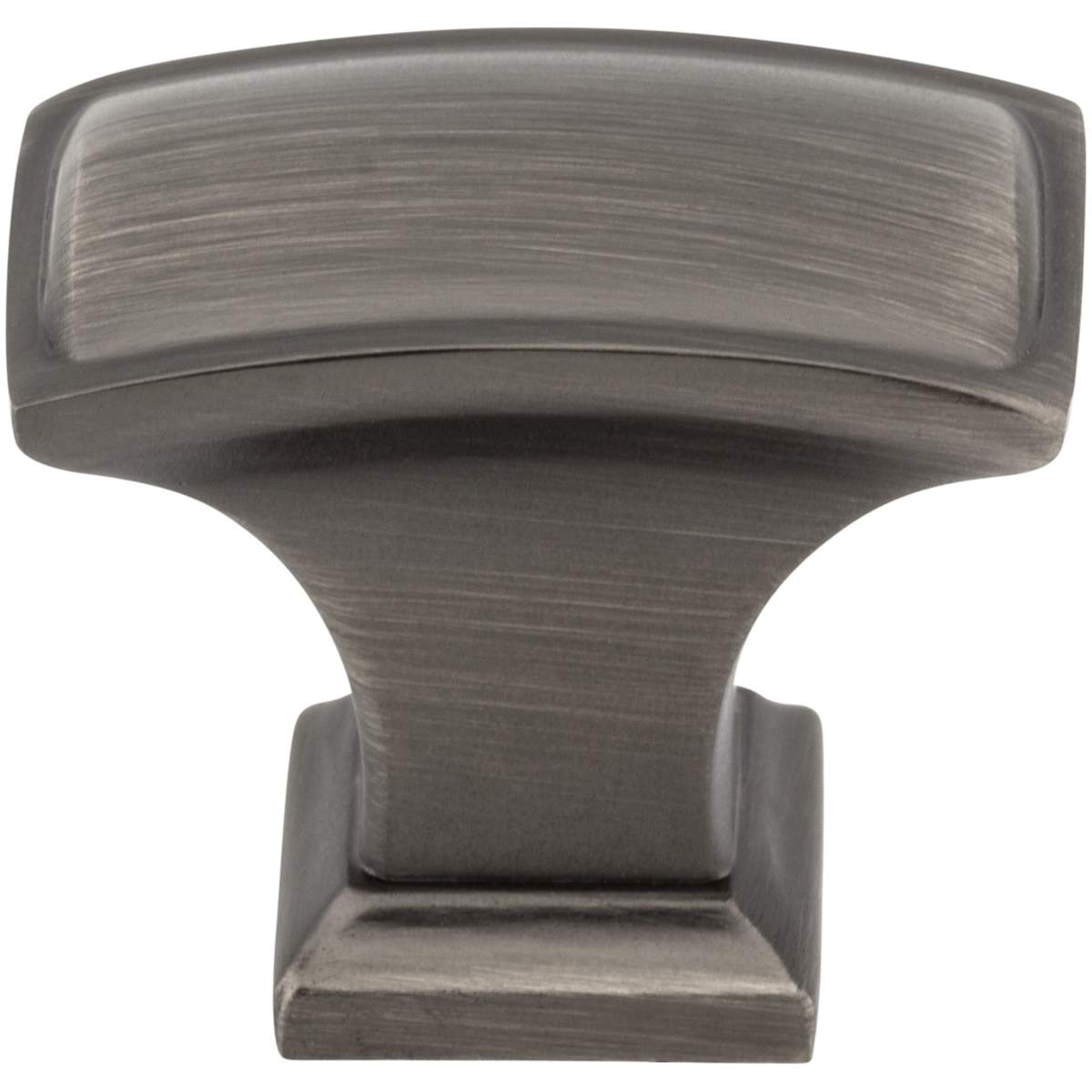 Jeffrey Alexander - 435L-MB - Annadale 1-1/2 Inch Thick "T" Bar Rectangular Cabinet Knob / Drawer Knob in Matte Black