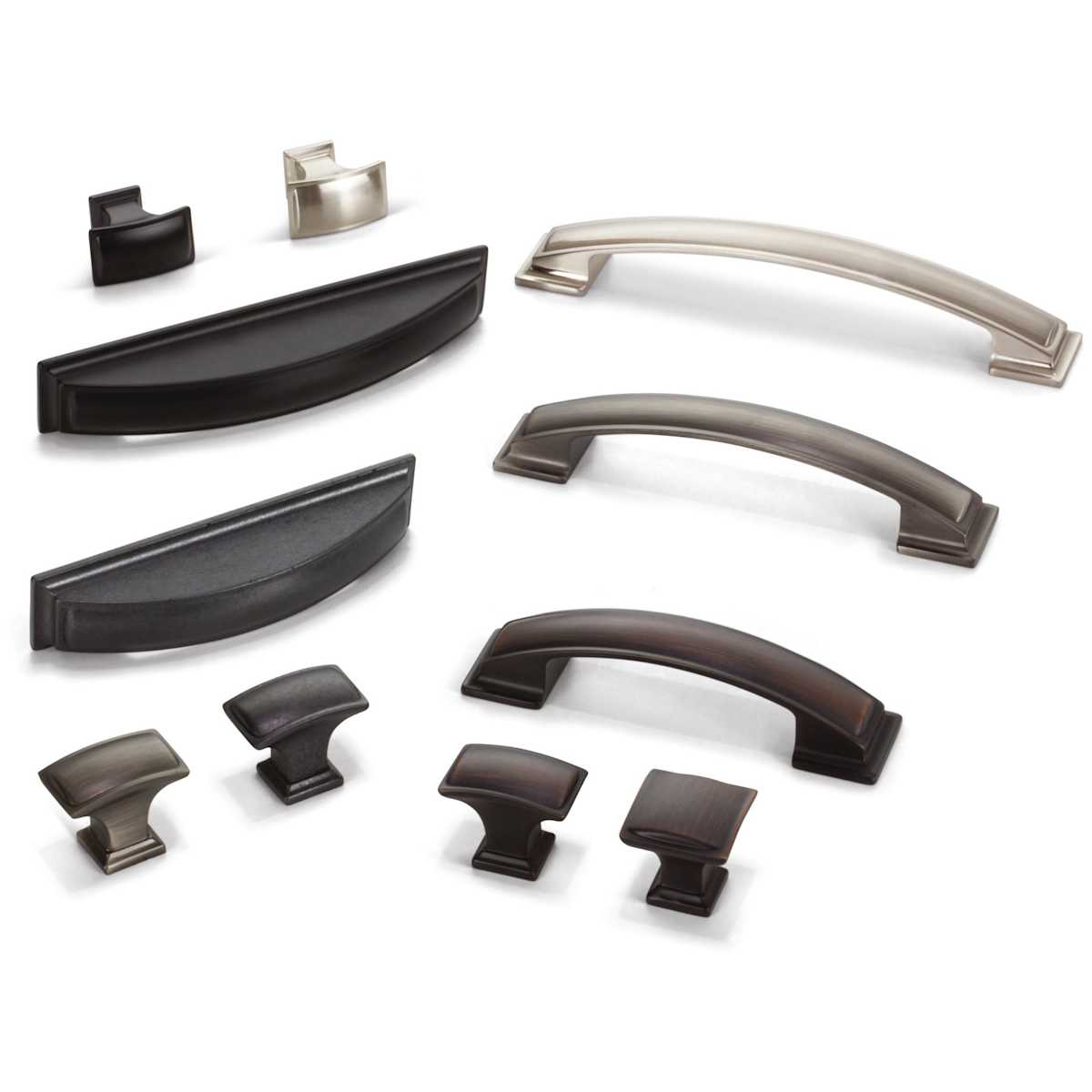 Jeffrey Alexander - 435L-MB - Annadale 1-1/2 Inch Thick "T" Bar Rectangular Cabinet Knob / Drawer Knob in Matte Black