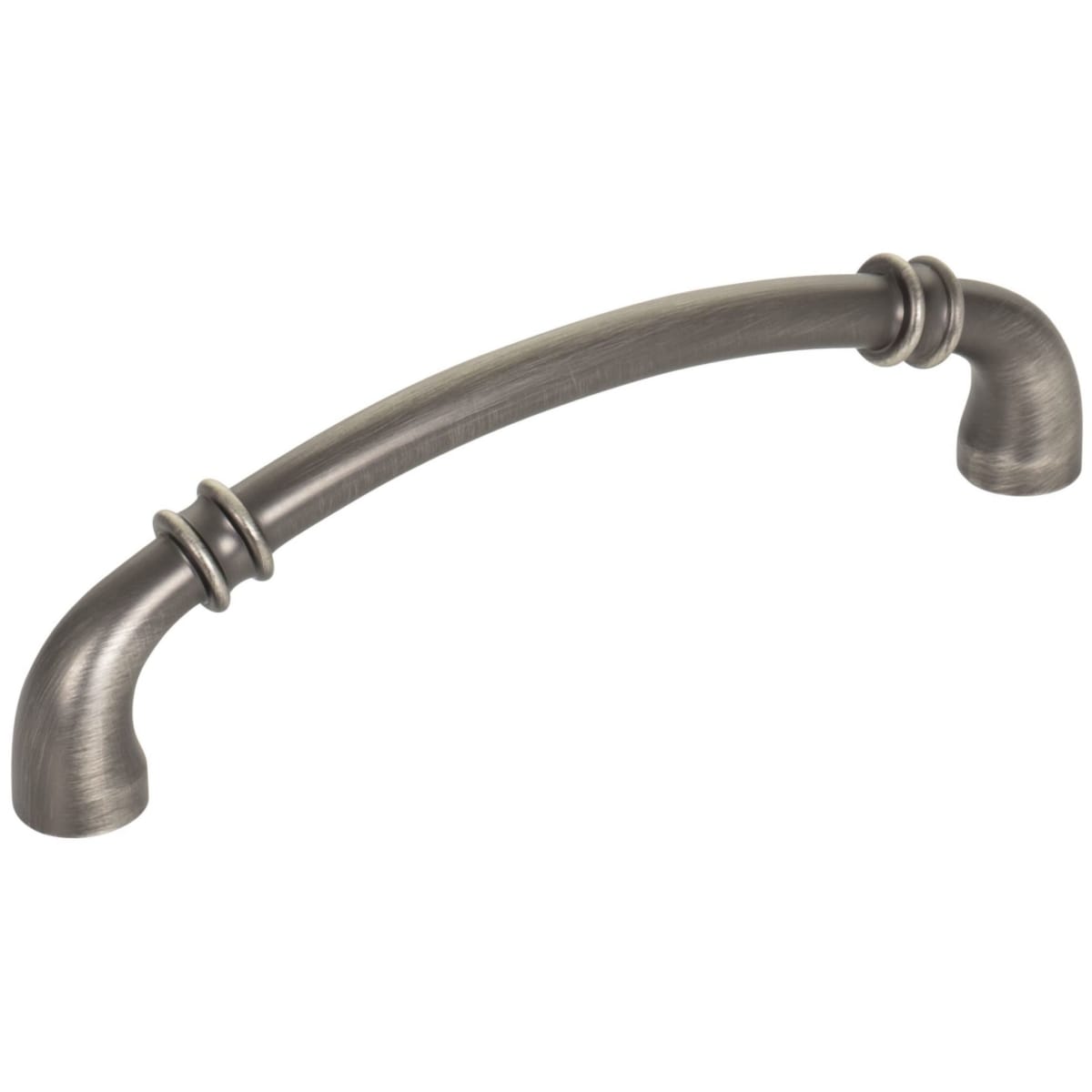 Jeffrey Alexander - 445-128BNBDL - Marie 5-1/16" Center to Center Regal Glam Luxury Cabinet Handle / Drawer Pull in Brushed Pewter