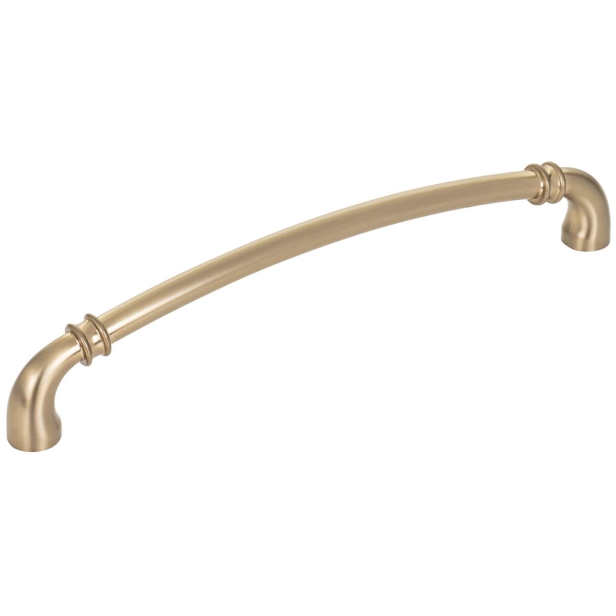 Jeffrey Alexander - 445-192SBZ - Marie 7-9/16" Center to Center Regal Luxury Traditional Cabinet Handle / Drawer Pull with Cuff Details in Satin Bronze