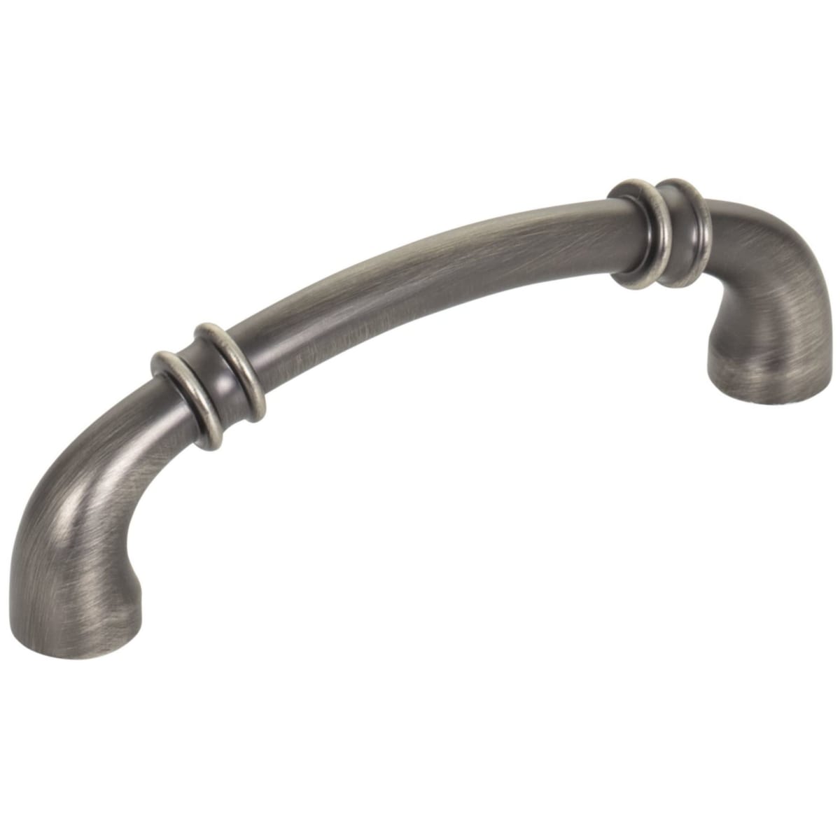 Marie 3-3/4" Center to Center Regal Luxury Traditional Cabinet Handle / Drawer Pull with Cuff Details
