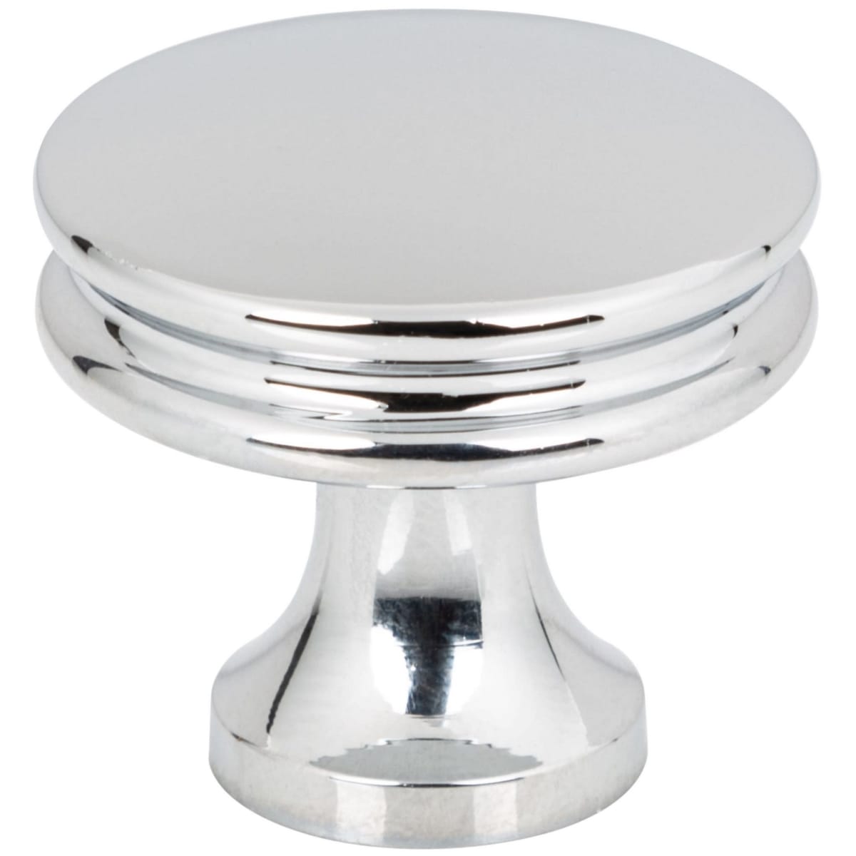 Marie 1-1/4" Round Concave Edge Flat Mushroom Cabinet Knob / Drawer Knob