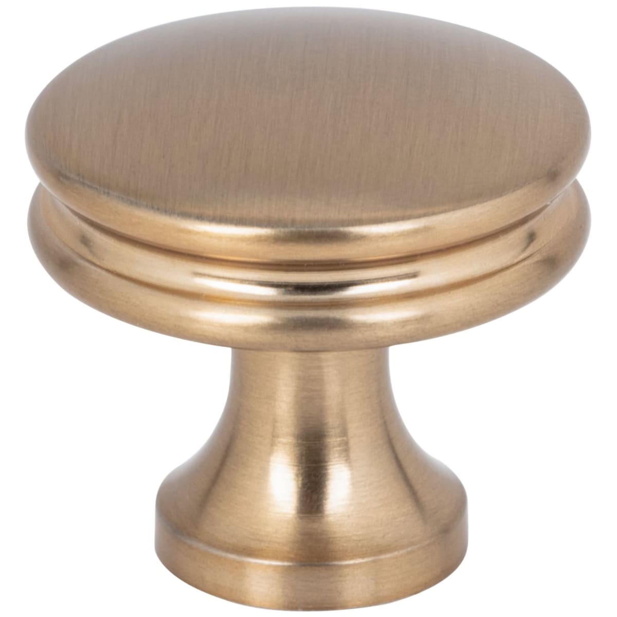 Marie 1-1/4" Round Concave Edge Flat Mushroom Cabinet Knob / Drawer Knob