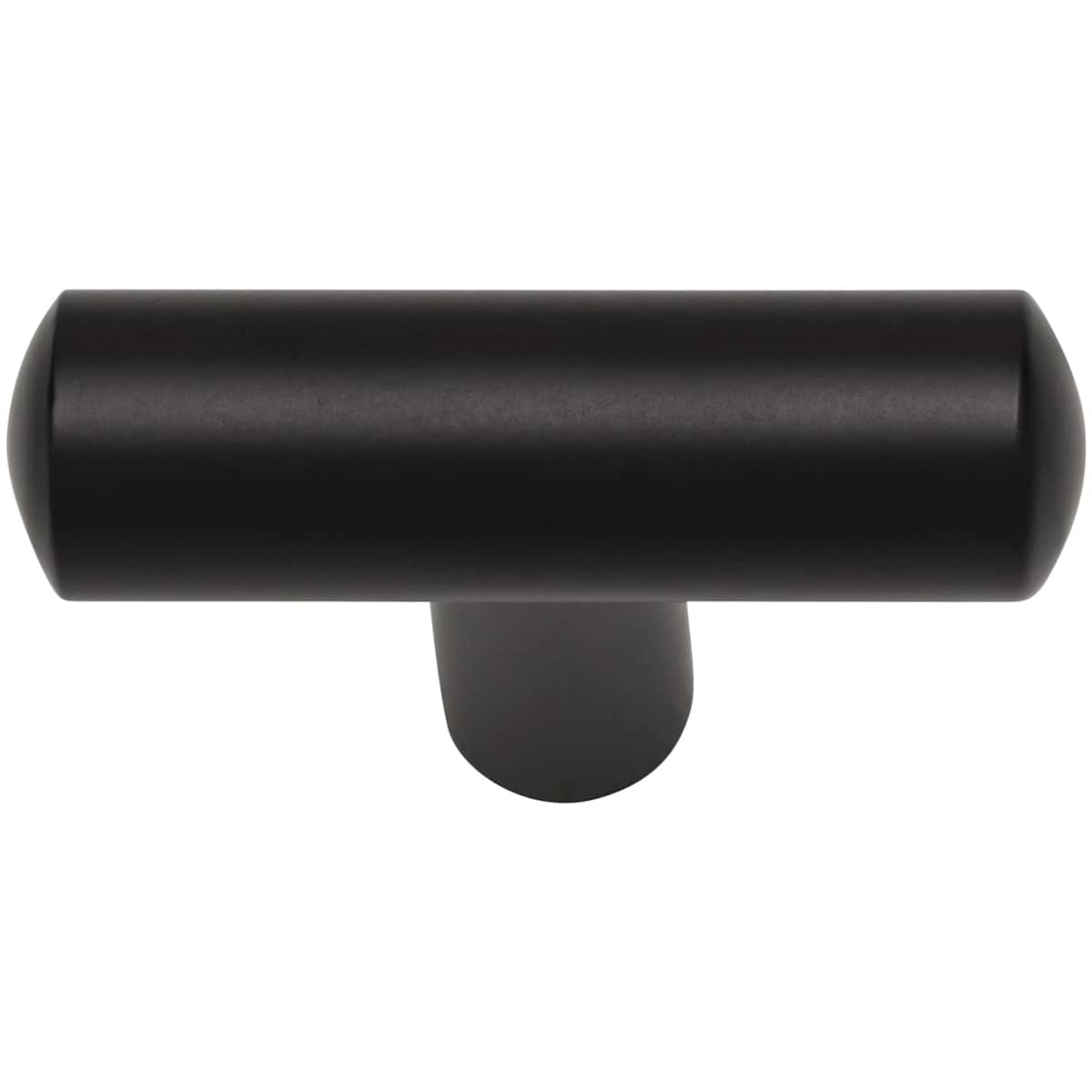 Jeffrey Alexander - 48MB - Key West 1-7/8 Inch "T" Bar Cabinet Knob / Drawer Knob in Matte Black