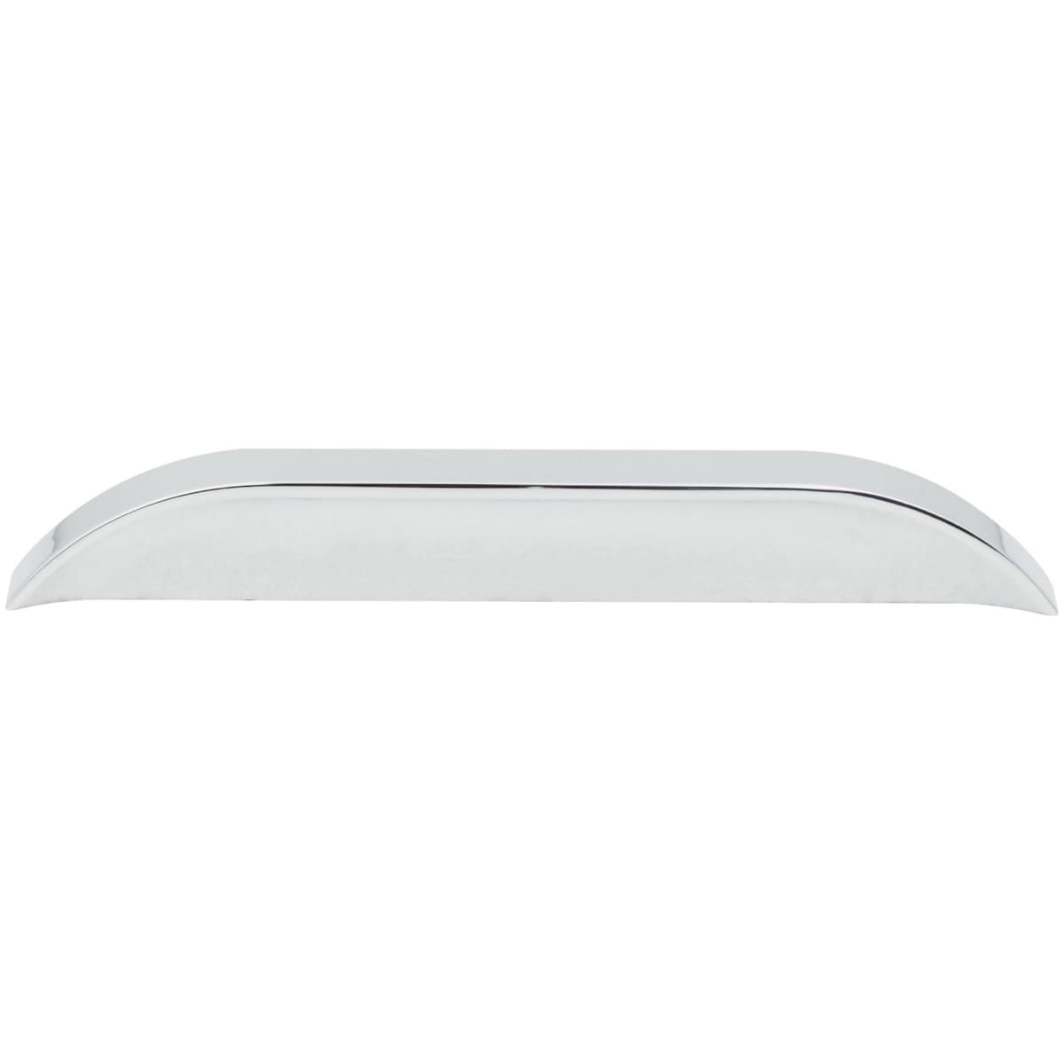 Jeffrey Alexander - 484-128160MB - Elara 5-1/16" (128 mm) or 6-5/16" (160 mm) Optional Center to Center European Style Flush Pinch Style Tab Solid Arched Cabinet Pull / Drawer Pull in Matte Black
