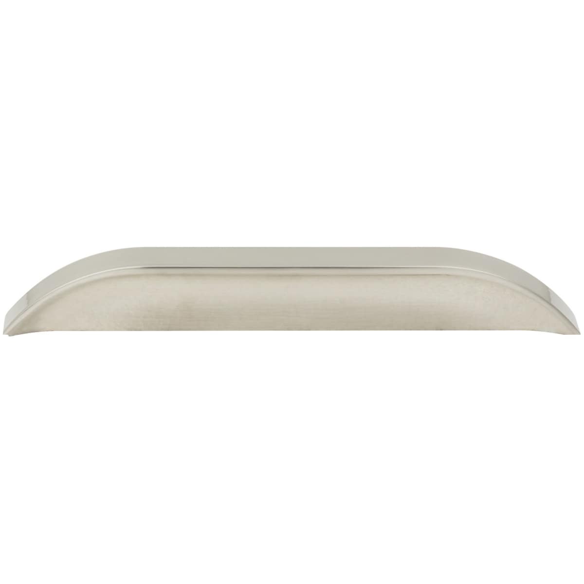 Jeffrey Alexander - 484-128160MB - Elara 5-1/16" (128 mm) or 6-5/16" (160 mm) Optional Center to Center European Style Flush Pinch Style Tab Solid Arched Cabinet Pull / Drawer Pull in Matte Black