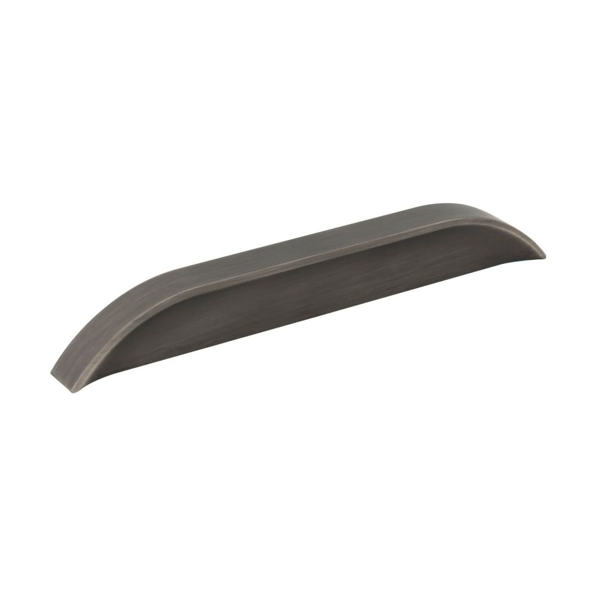Elara 5-1/16" (128 mm) or 6-5/16" (160 mm) Optional Center to Center European Style Flush Pinch Style Tab Solid Arched Cabinet Pull / Drawer Pull