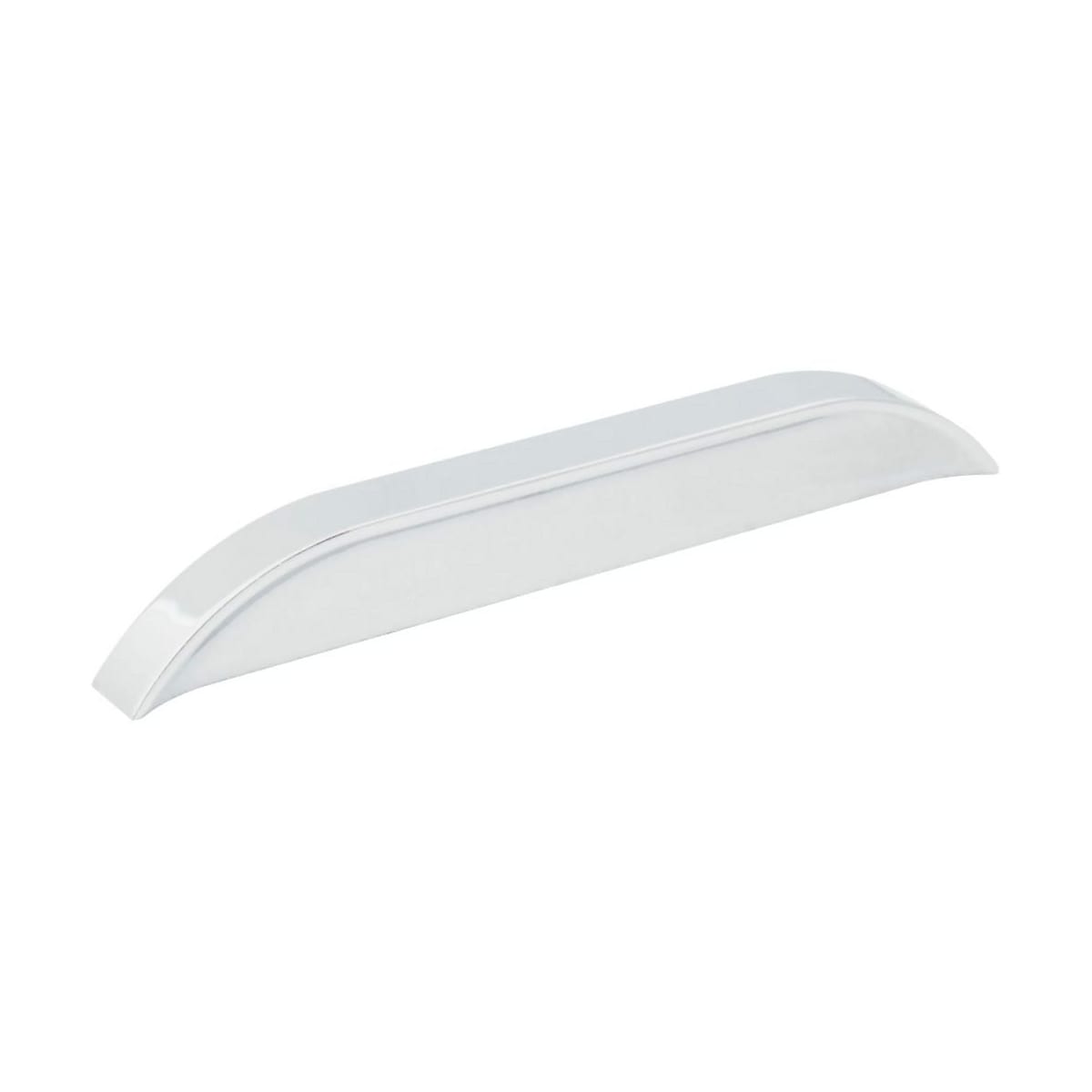 Elara 5-1/16" (128 mm) or 6-5/16" (160 mm) Optional Center to Center European Style Flush Pinch Style Tab Solid Arched Cabinet Pull / Drawer Pull