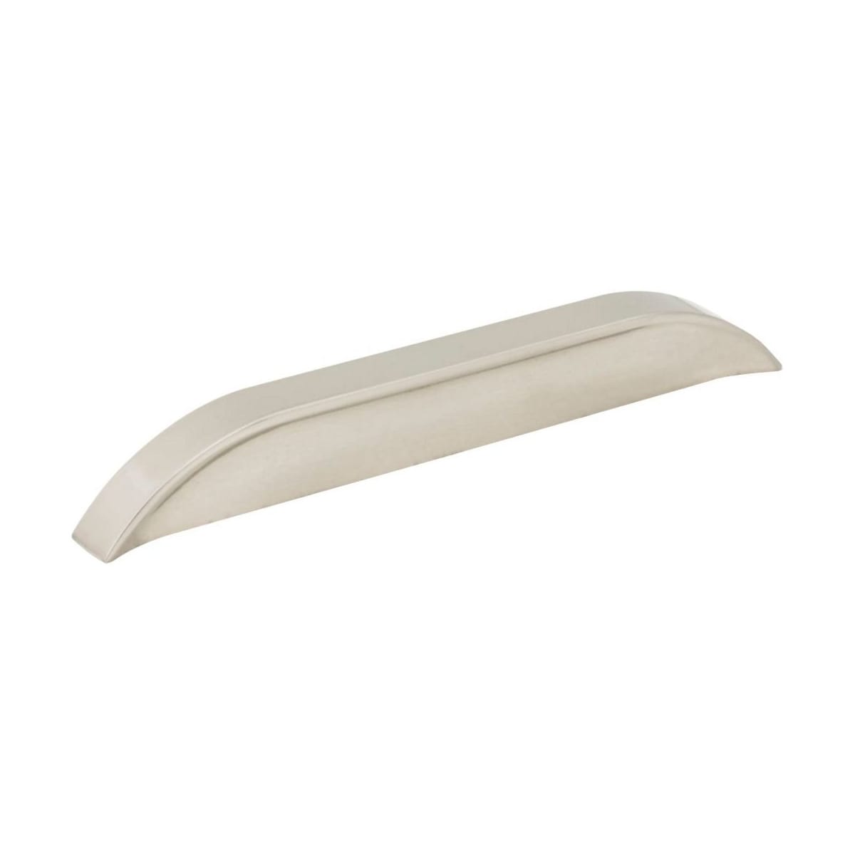 Elara 5-1/16" (128 mm) or 6-5/16" (160 mm) Optional Center to Center European Style Flush Pinch Style Tab Solid Arched Cabinet Pull / Drawer Pull