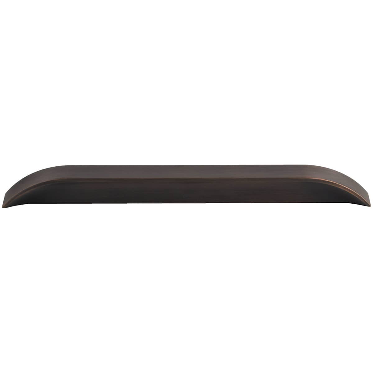 Jeffrey Alexander - 484-192224DBAC - Elara 7-9/16" (192 mm) or 8-13/16" (224) Center to Center European Style Flush Pinch Style Tab Solid Arched Cabinet Pull / Drawer Pull in Brushed Oil Rubbed Bronze