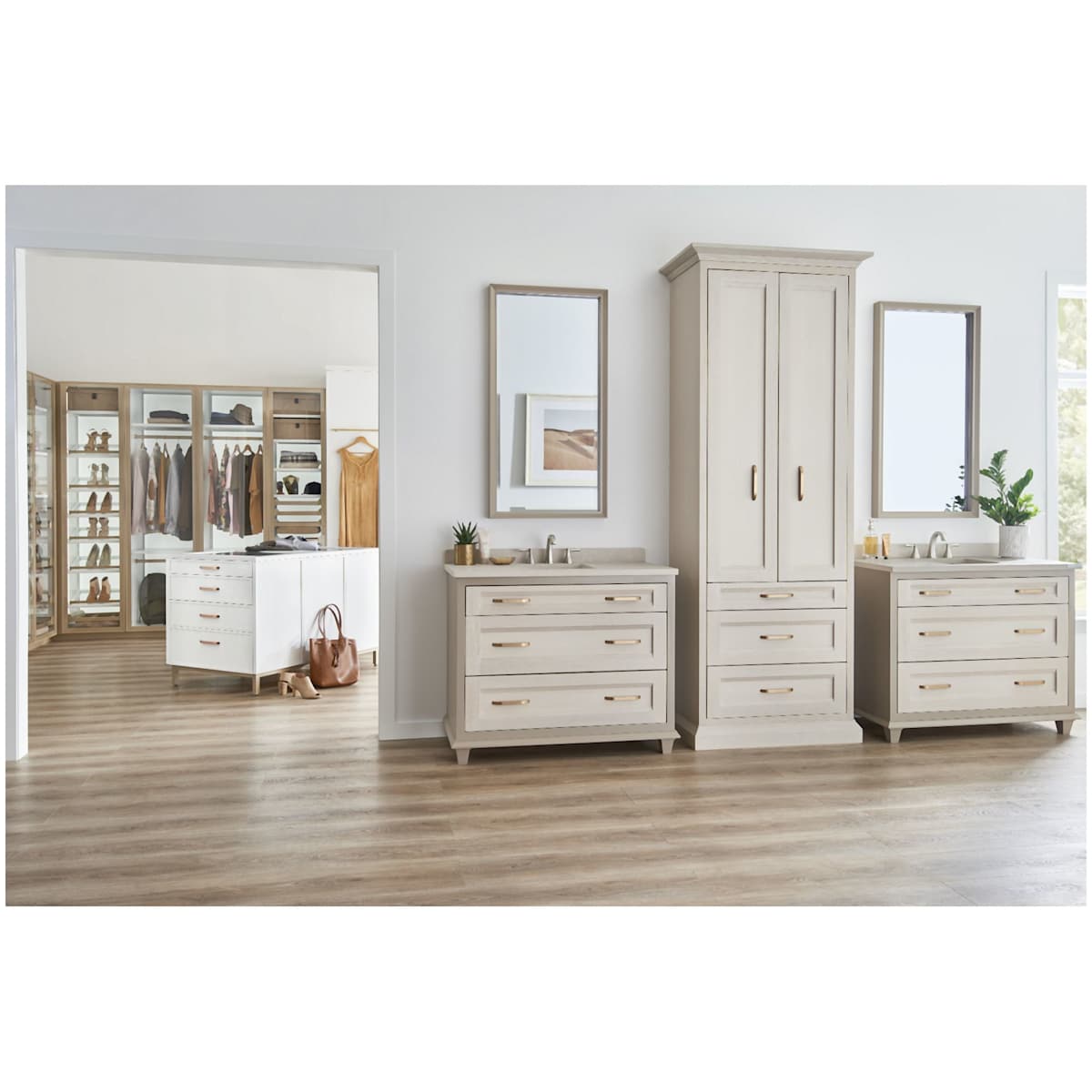 Jeffrey Alexander - 484-192224DBAC - Elara 7-9/16" (192 mm) or 8-13/16" (224) Center to Center European Style Flush Pinch Style Tab Solid Arched Cabinet Pull / Drawer Pull in Brushed Oil Rubbed Bronze