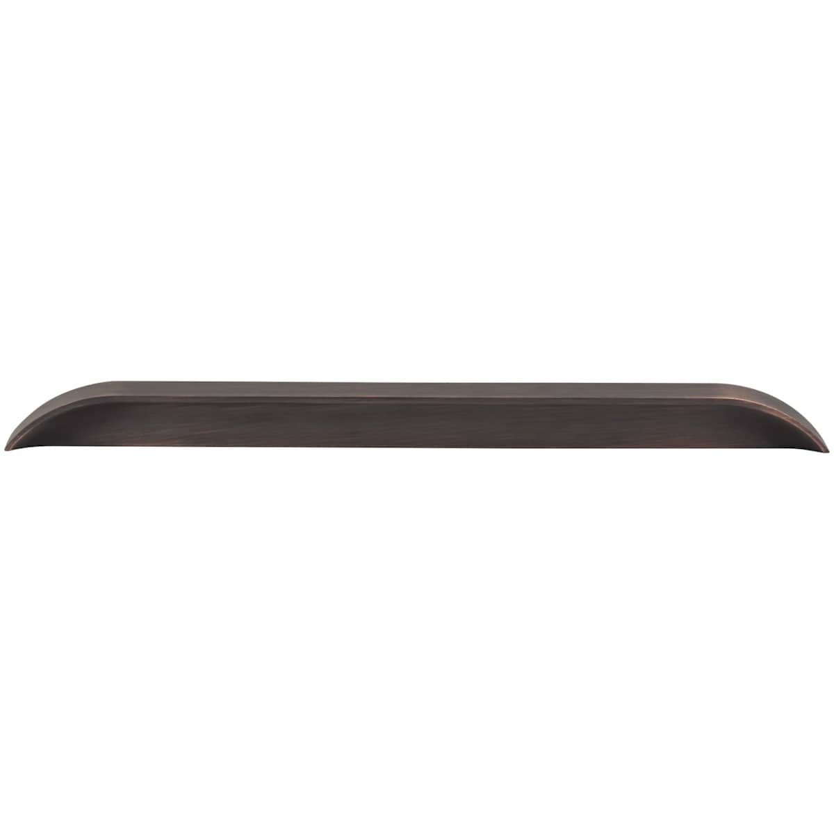 Jeffrey Alexander - 484-305DBAC - Elara 12" Center to Center European Style Flush Pinch Style Tab Solid Arched Large Cabinet Pull / Drawer Pull in Brushed Oil Rubbed Bronze
