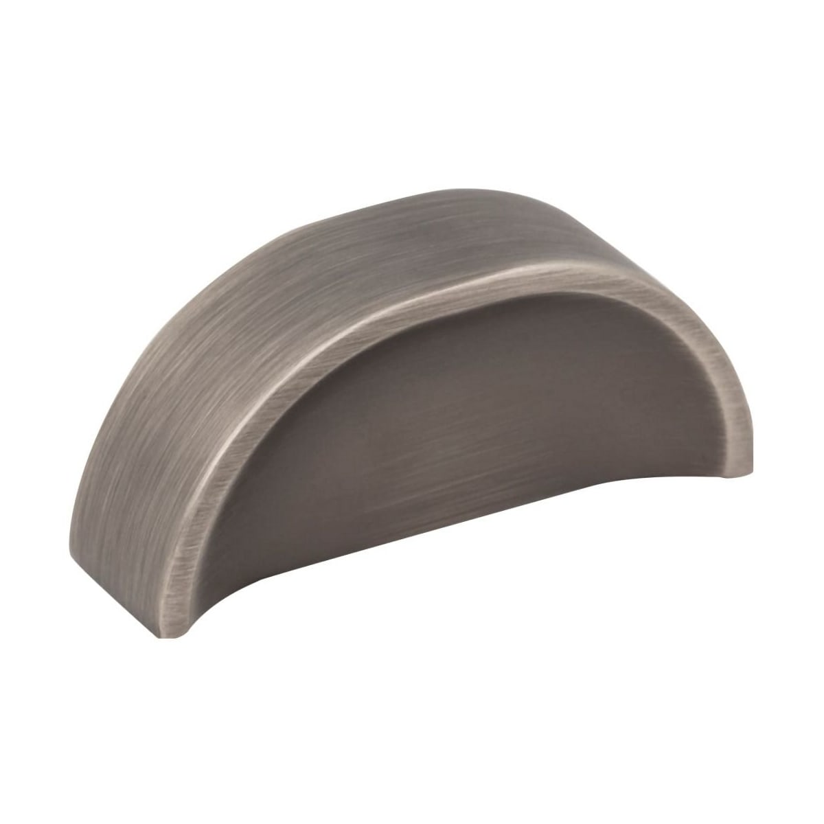 Elara 1-1/4" (32 mm) Center to Center European Style Flush Pinch Style Tab Solid Arched Cabinet Pull / Drawer Pull