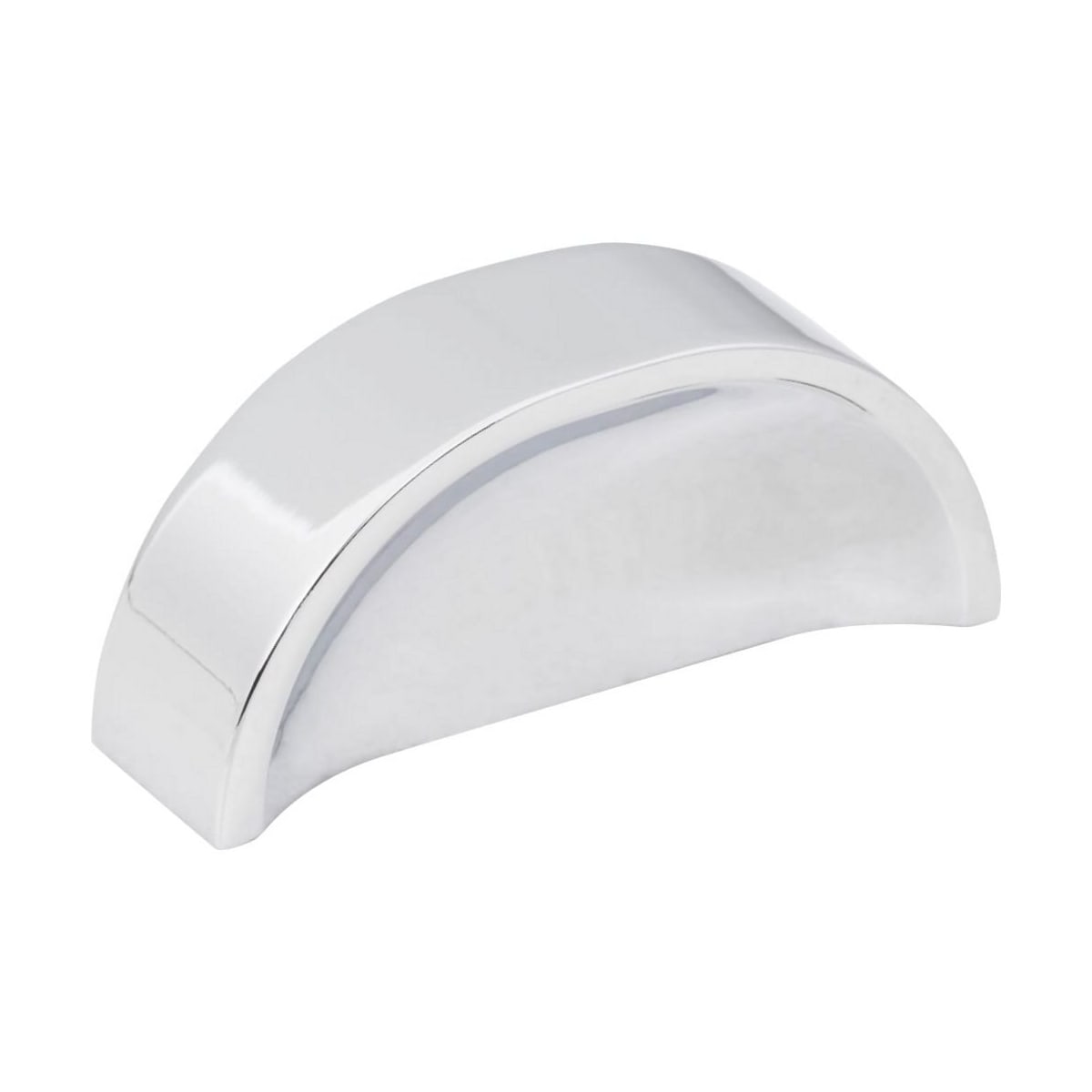 Elara 1-1/4" (32 mm) Center to Center European Style Flush Pinch Style Tab Solid Arched Cabinet Pull / Drawer Pull