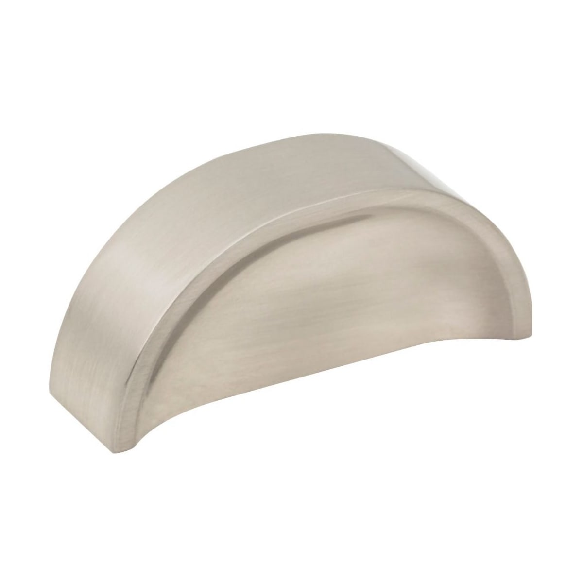 Elara 1-1/4" (32 mm) Center to Center European Style Flush Pinch Style Tab Solid Arched Cabinet Pull / Drawer Pull