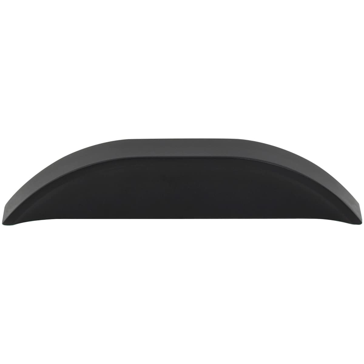 Jeffrey Alexander - 484-396DBAC - Elara 3"  3-3/4" Optional Center to Center European Style Flush Pinch Style Tab Solid Arched Cabinet Pull / Drawer Pull in Brushed Oil Rubbed Bronze