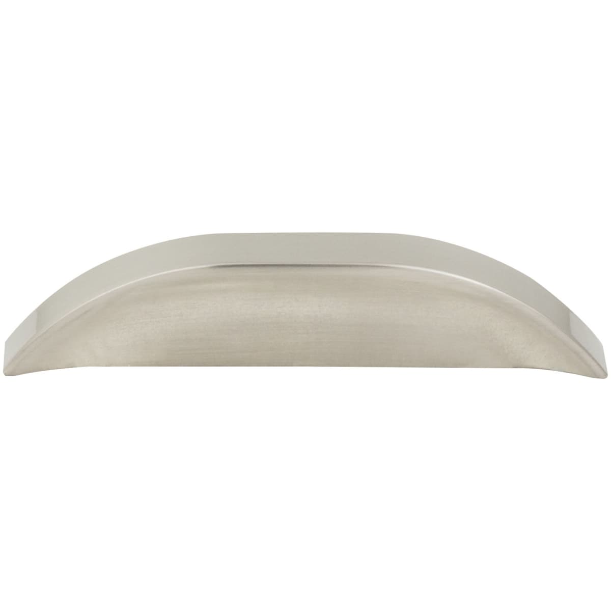 Jeffrey Alexander - 484-396DBAC - Elara 3"  3-3/4" Optional Center to Center European Style Flush Pinch Style Tab Solid Arched Cabinet Pull / Drawer Pull in Brushed Oil Rubbed Bronze