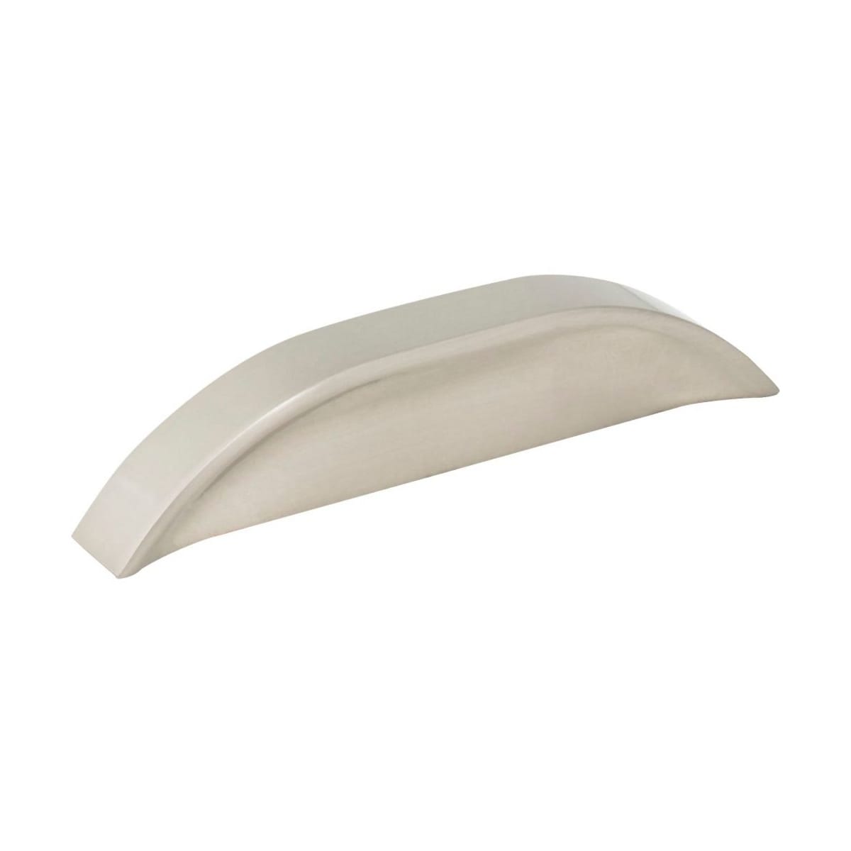 Elara 3"  3-3/4" Optional Center to Center European Style Flush Pinch Style Tab Solid Arched Cabinet Pull / Drawer Pull