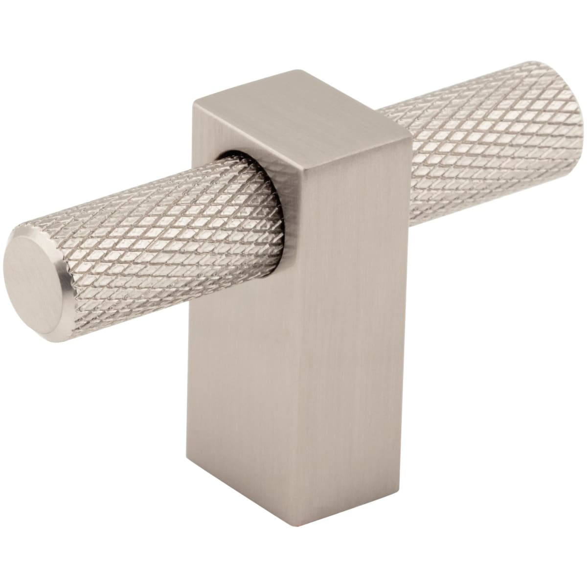 Larkin Center Knurled 2-3/8" Modern Industrial "T" Bar Cabinet Knob / Drawer Knob